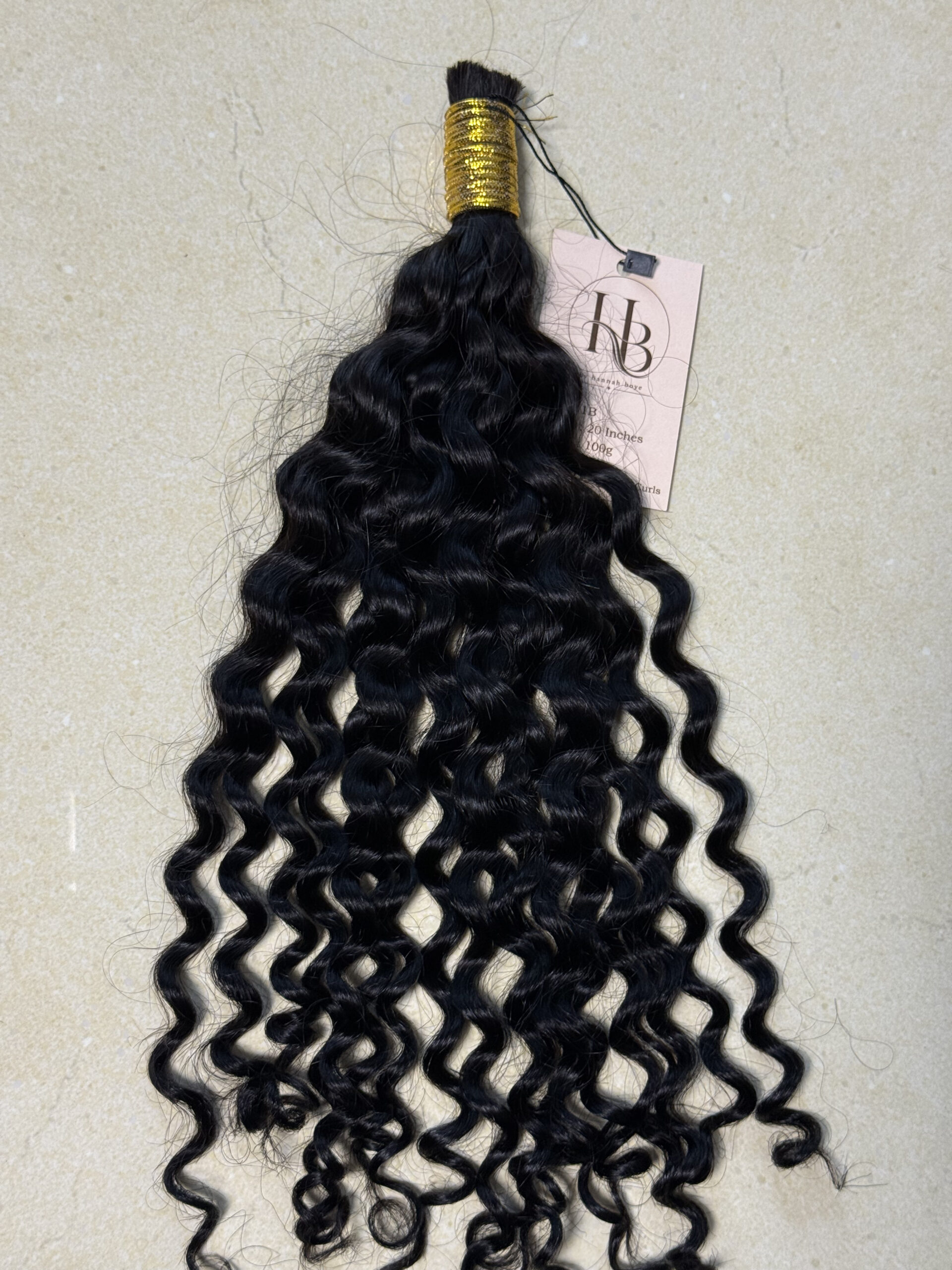 Crochet Deep Wave Curls – Honey Blonde (18")